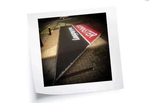 Axminster Tools Sign Installation by Creative Solutions