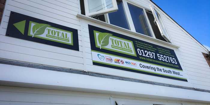 External Signage for Total Renewables