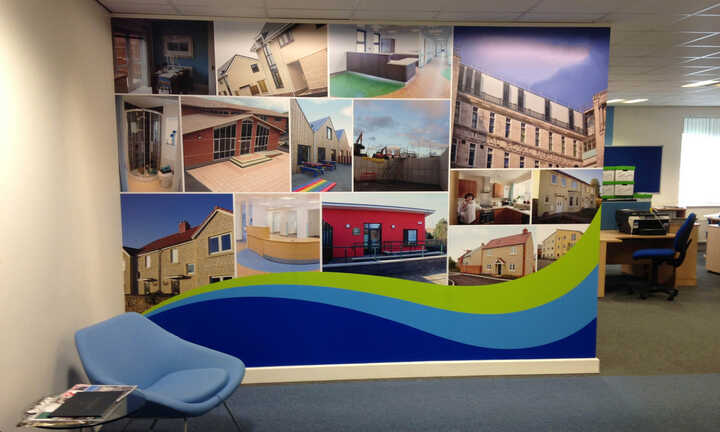 Custom Printed Office Wallpaper