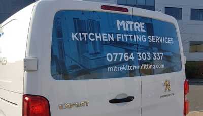 Van Signwriting Mitre Kitchens