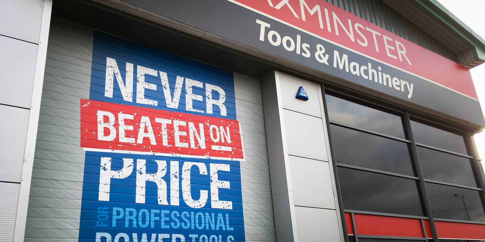 Vinyl Wrap Roller Door for Axminster Tools