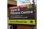 B! Health &amp; Fitness Post Mounted Sign