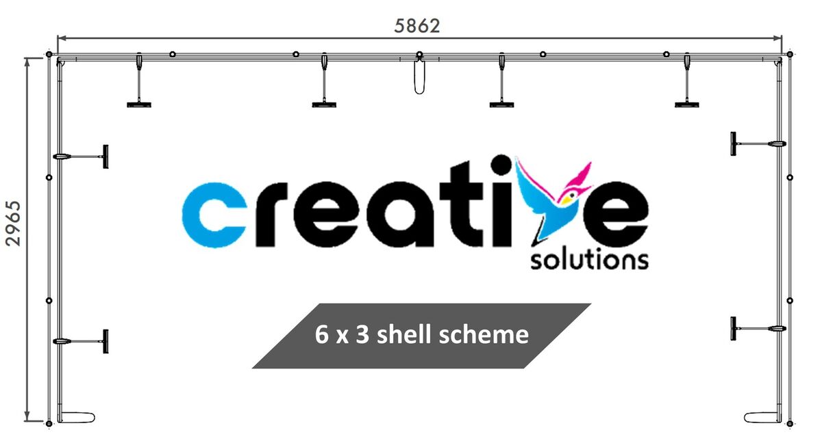 6x3 Shell Scheme Fabric Exhibition Stand Dimensions - Creative Solutions.jpg