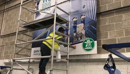 Large Format Indoor Signage for Xylem