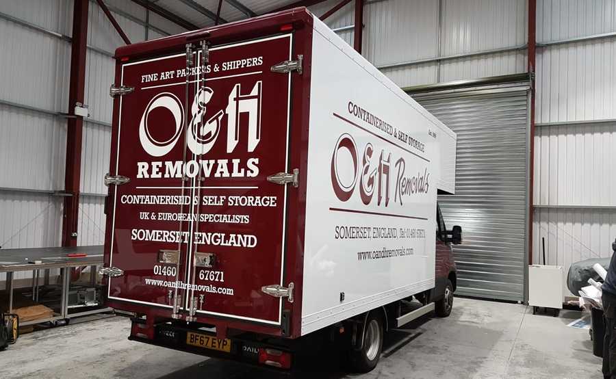 Bus Signwriting at Creative Solutions