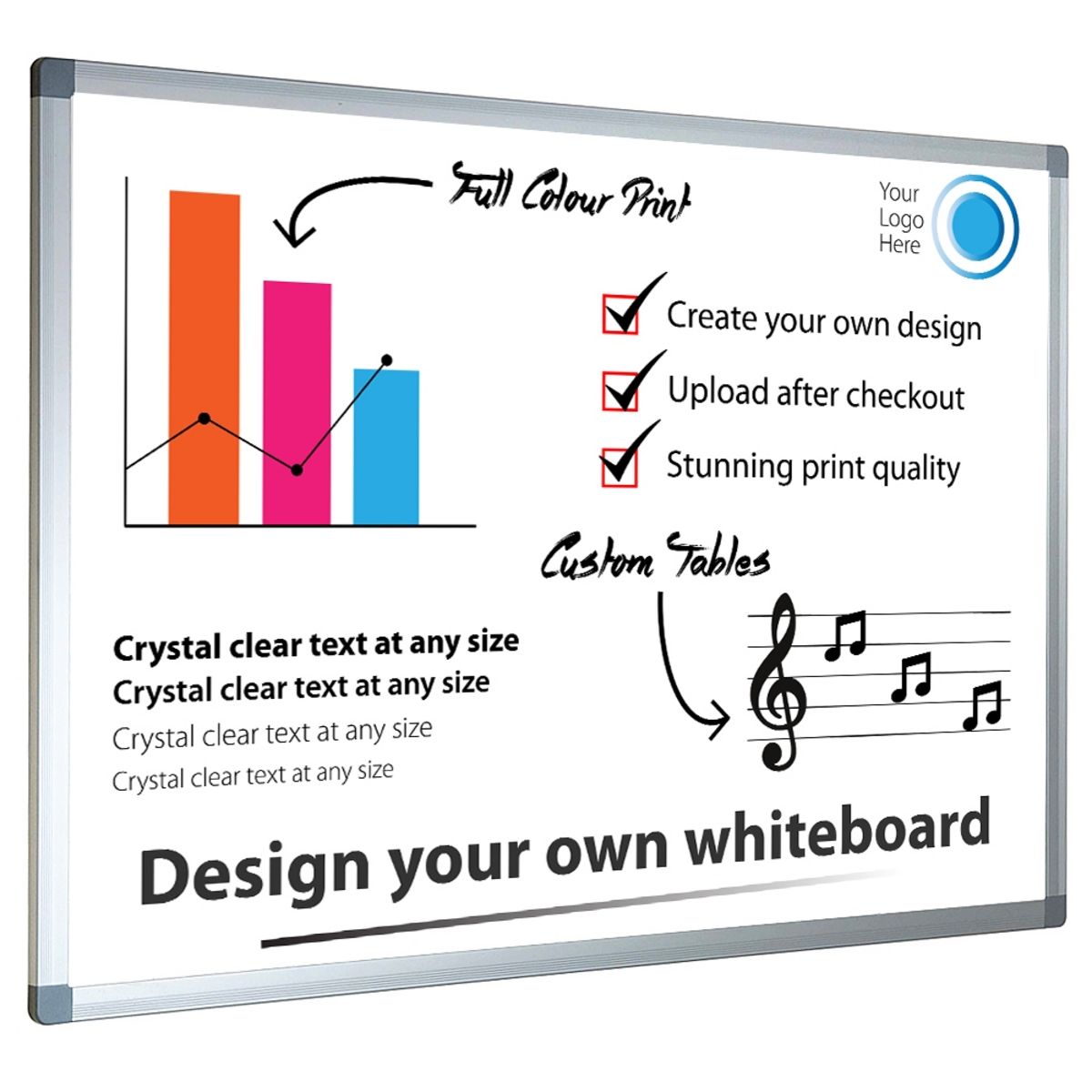 Custom Printed Magnetic Whiteboard
