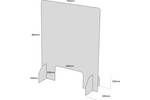 Sneeze Guard Protective Acrylic Screen Dimensions