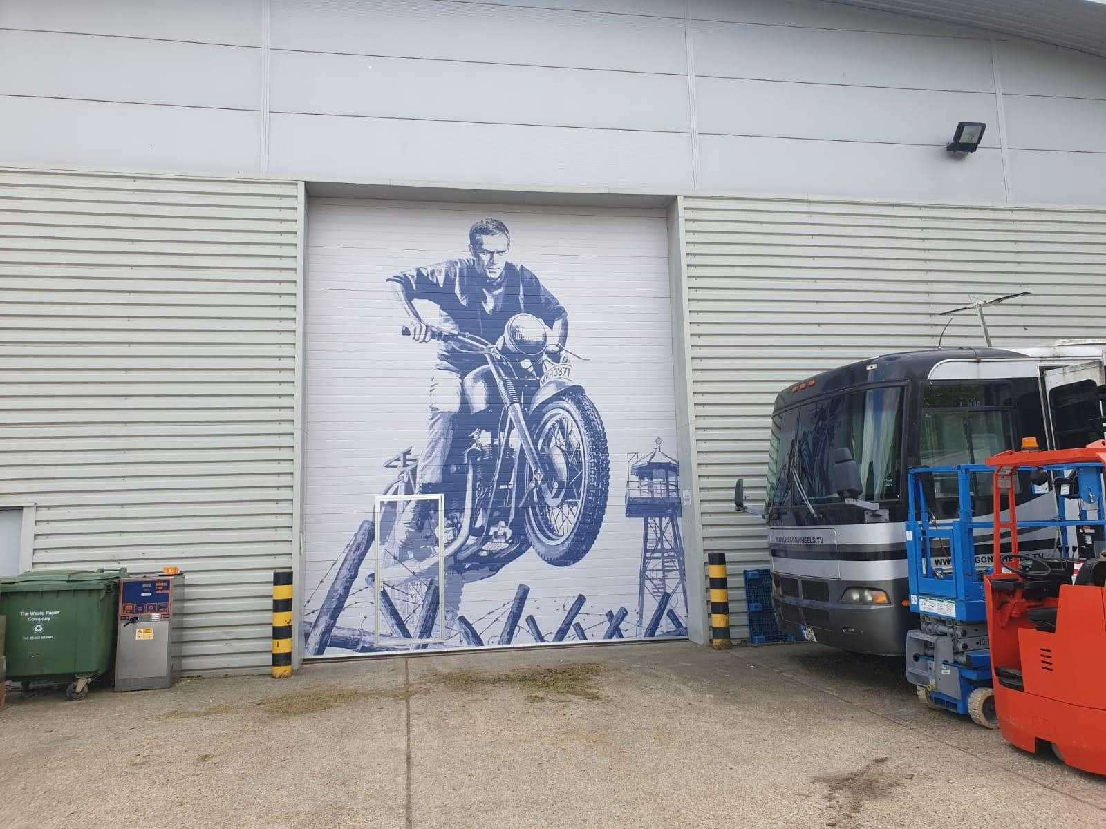 Roller shutter wraps at Creative Solutions