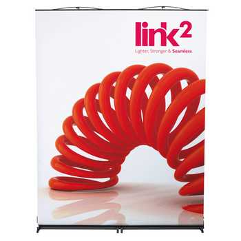 Link2 Pull Up Banner Stand Double Link2 Roller Banner Stand Double