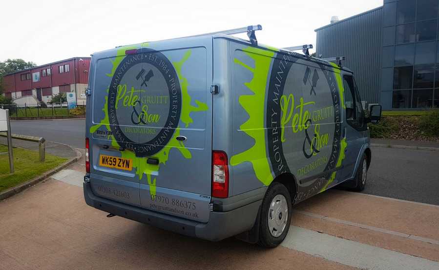 Vehicle Graphics Van Design: Pete Gruitt