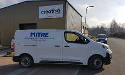 Van Signwriting for Mitre Kitchen Fitting  Van Signwriting for Mitre Kitchen Fitting