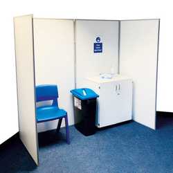 Folding Vaccination Booth