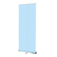 ClearRollupBannerProtectiveScreenSinglePole