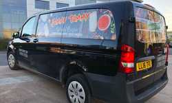 Vehicle Signwriting for Catering Company Yummy Tummy