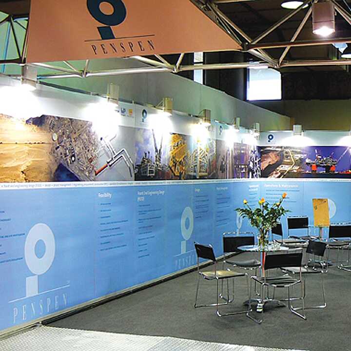 Shell Clad Exhibition Panels