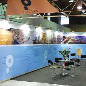 Shell Clad Exhibition Panels