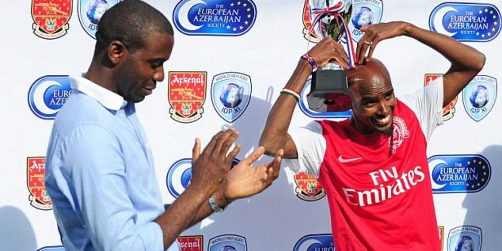 Mo Farah Fabrice Muamba