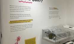 Printed Wallpaper for Bridport Museum Trust - The Right Stuff Exhibition Printed Wallpaper for Bridport Museum Trust - The Right Stuff Exhibition