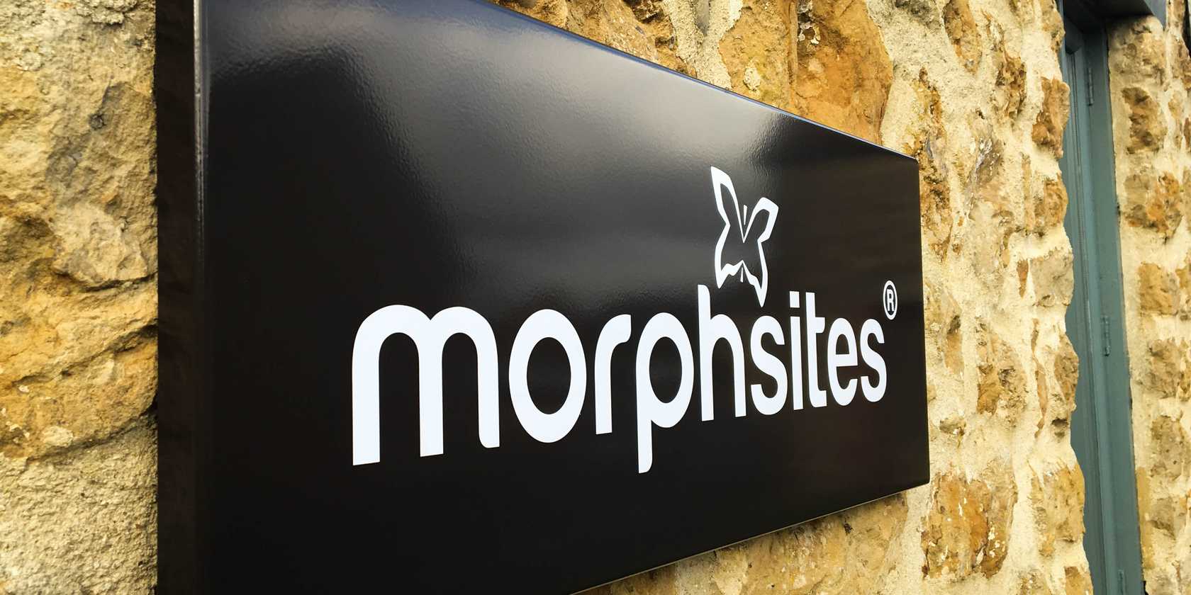 Wall Mounted Tray Sign for Morphsites