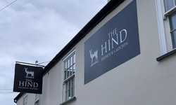 Pub Sign Rebrand for Musbury Local “The Hind” Pub Sign Rebrand for Musbury Local “The Hind”