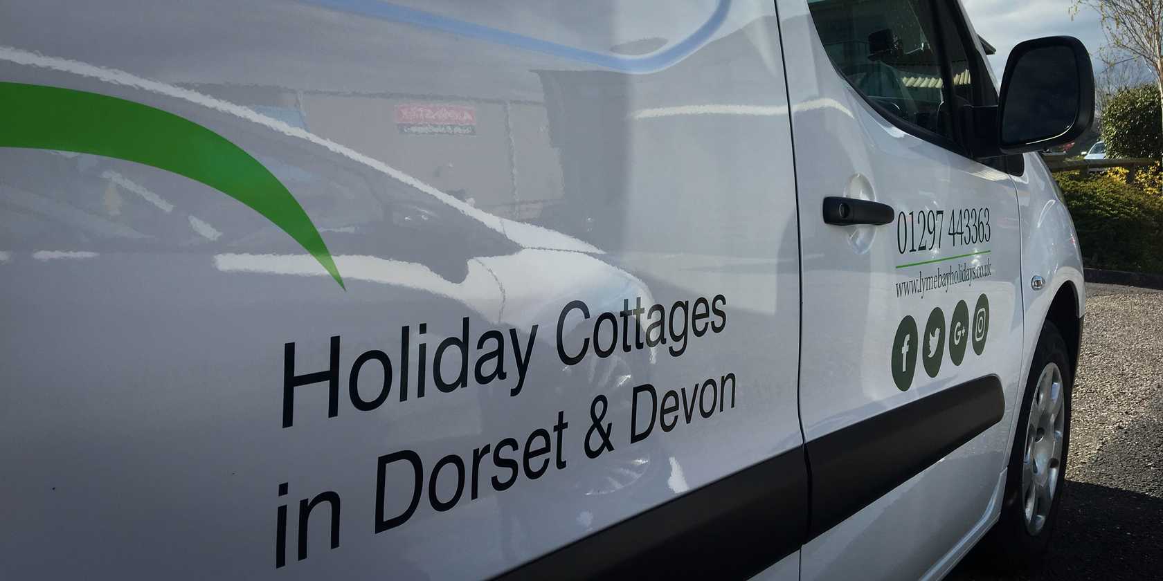 Vehicle Livery Lyme Bay Holidays