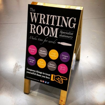 The Writing Room A-Board