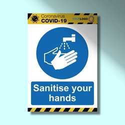 Recyclable Hand Washing Sign Boards