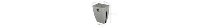 Surface Mounted Bracket for Acrylic Screens Size