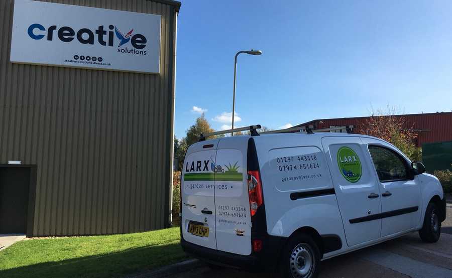 Van Signwriting at Creative Solutions