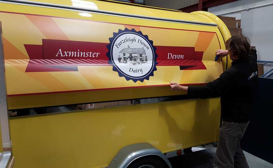 Bus Signwriting at Creative Solutions