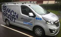 Fleet Van Signwriting for Simon Scott Electrical 