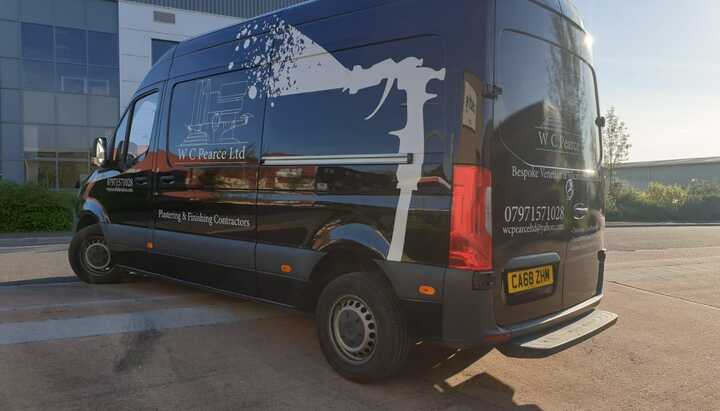 Rooster Bus Graphics installed at Creative Solutions