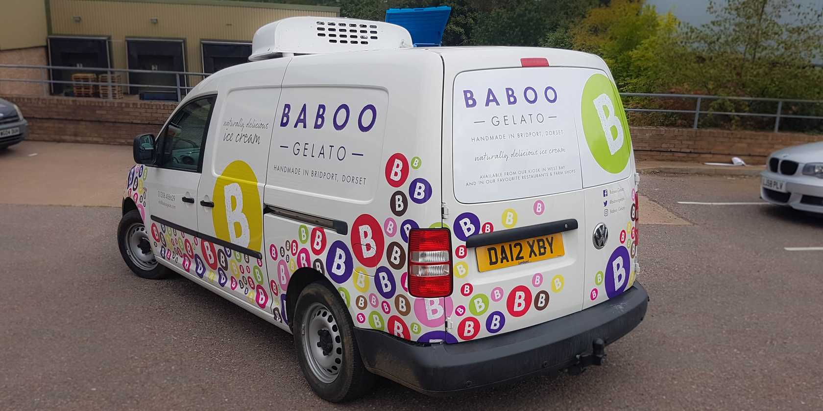 Van Graphics for Baboo Gelato, Dorset