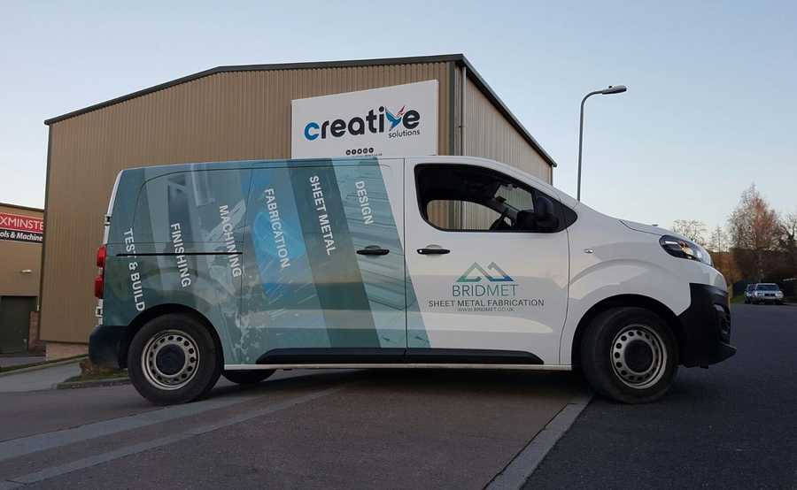 Half Wrap Van Vehicle Graphics Creative Solutions