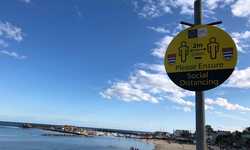 Social Distancing Signage for Lyme Regis Town Council