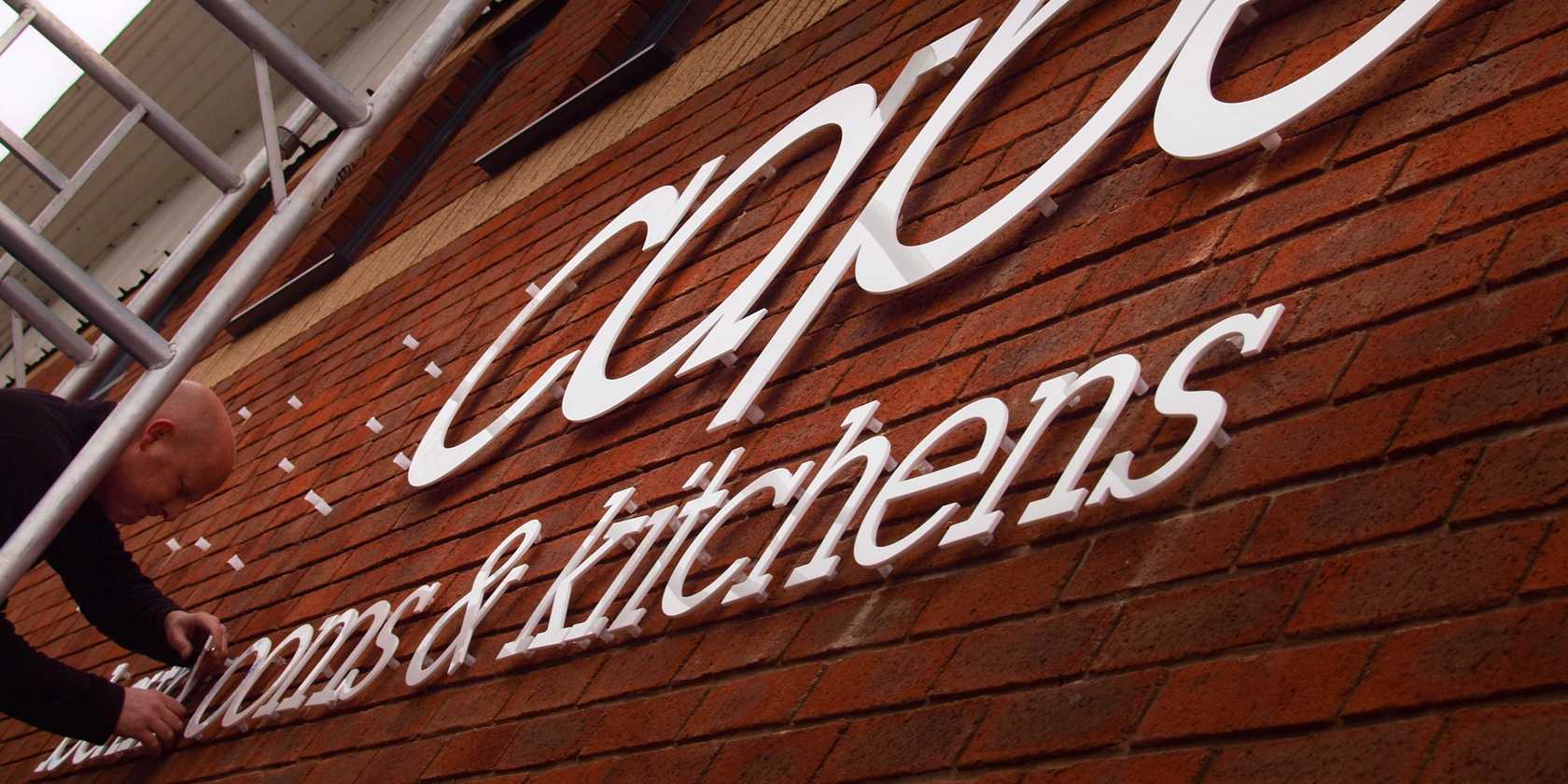 Stand off Lettering Signs