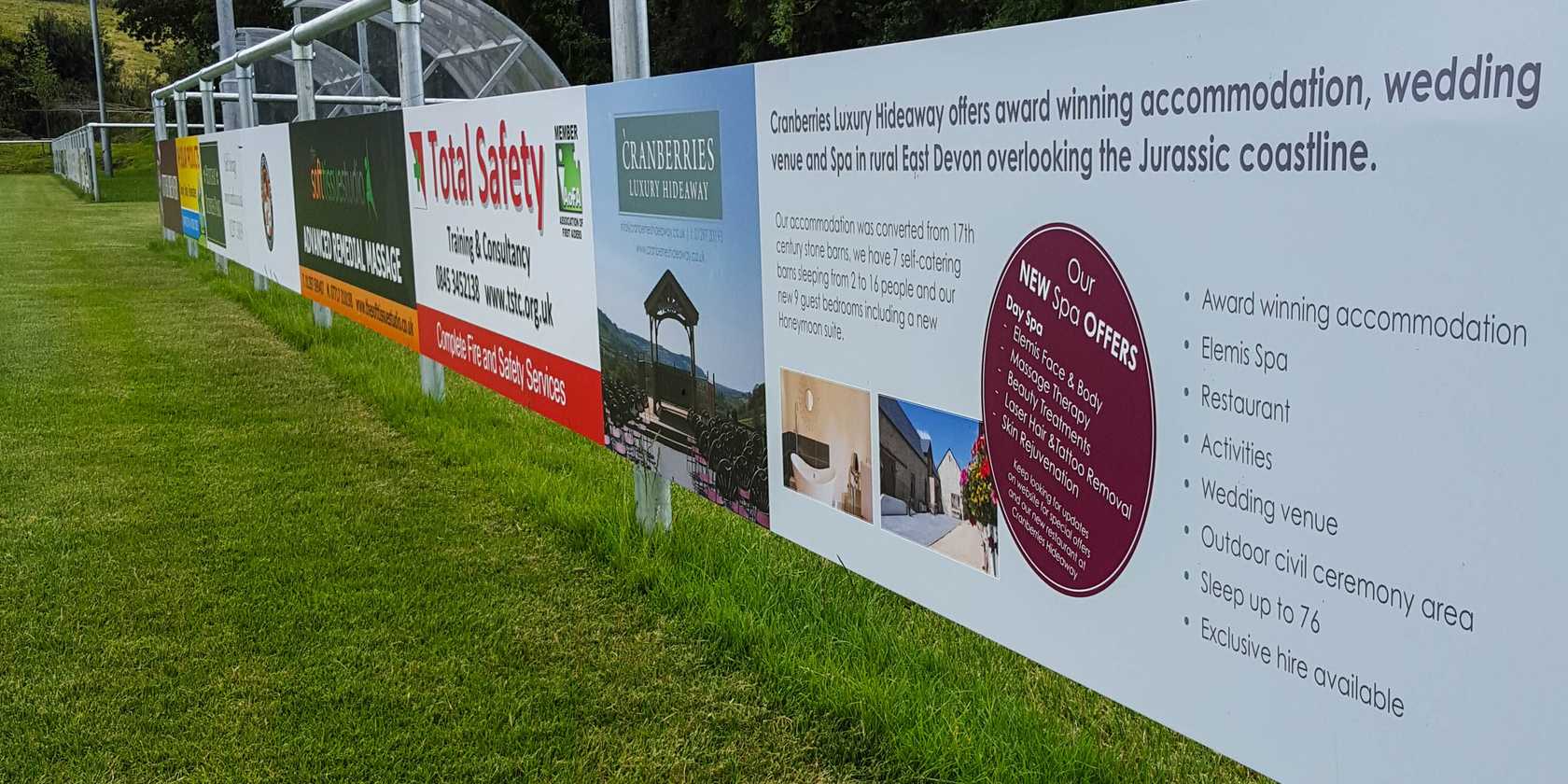 Axminster FC Pitchside Boards