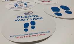 Social Distancing Anti-Slip Floor Stickers for Queen Mary’s College Sports Centre Social Distancing Anti-Slip Floor Stickers for Queen Mary’s College Sports Centre