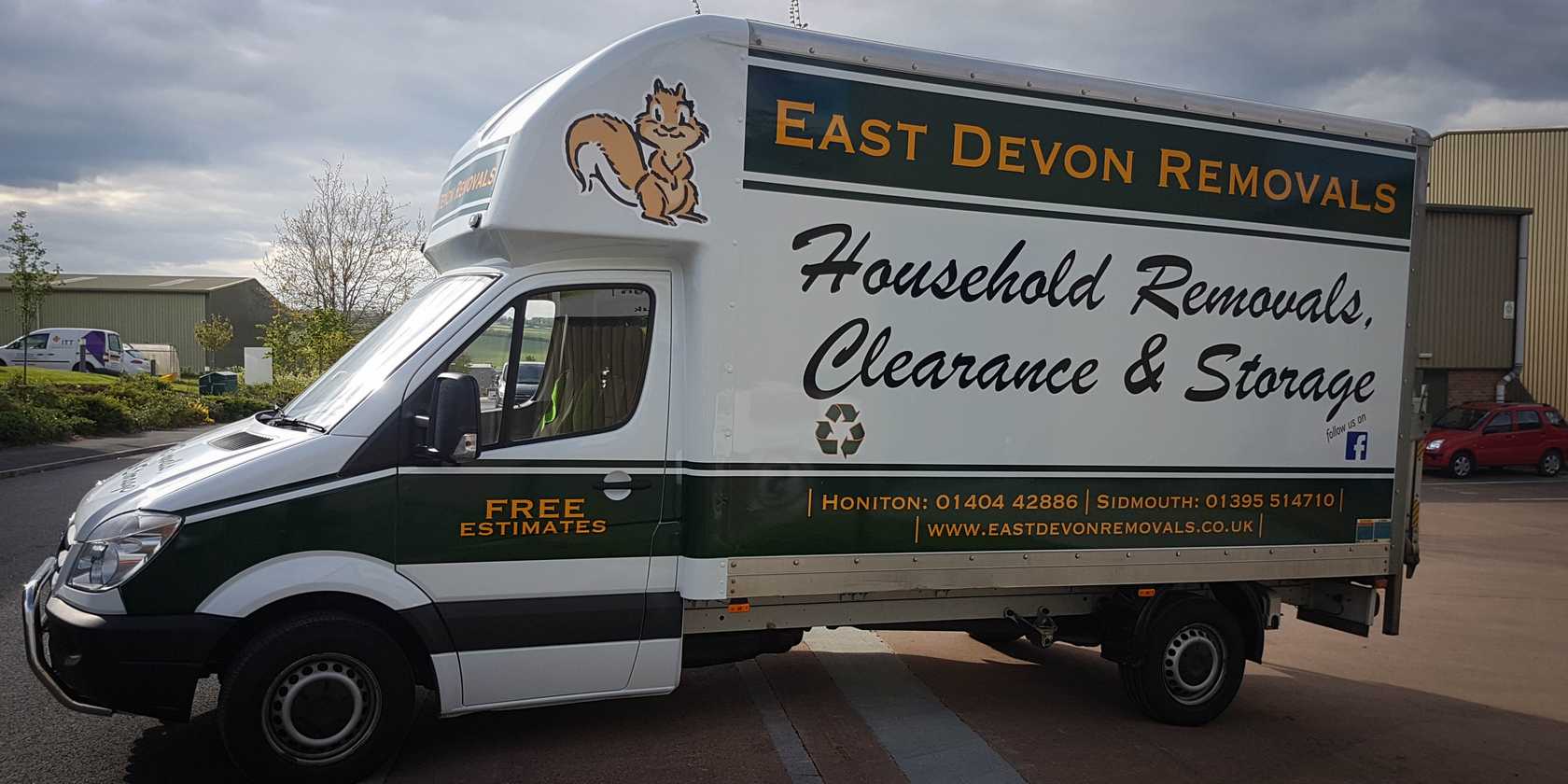 East Devon Removals Van Graphics