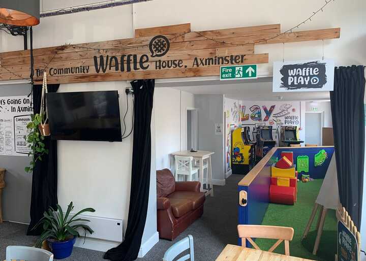 Immersive Wall Graphics & Interior Branding for Waffle House Axminster