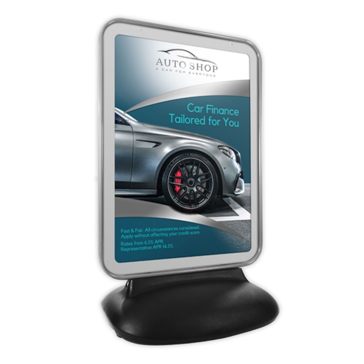 A0 Sentinel poster display advertising car finance deal.jpg