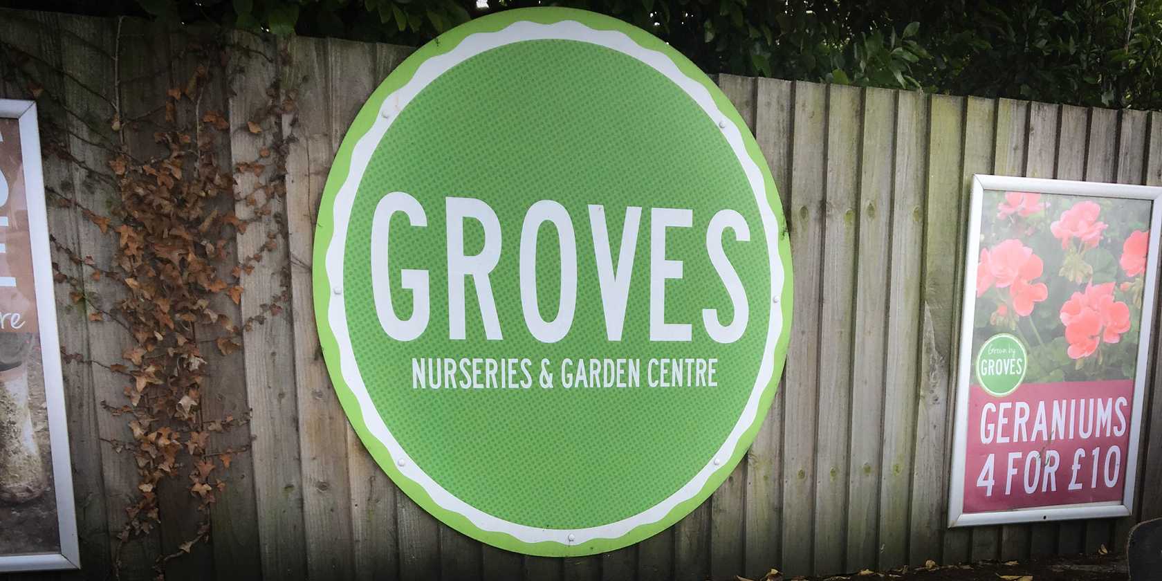 Signage External Groves Nurseries