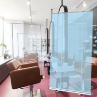 ClearRollupBannerProtectiveScreenHairdresser