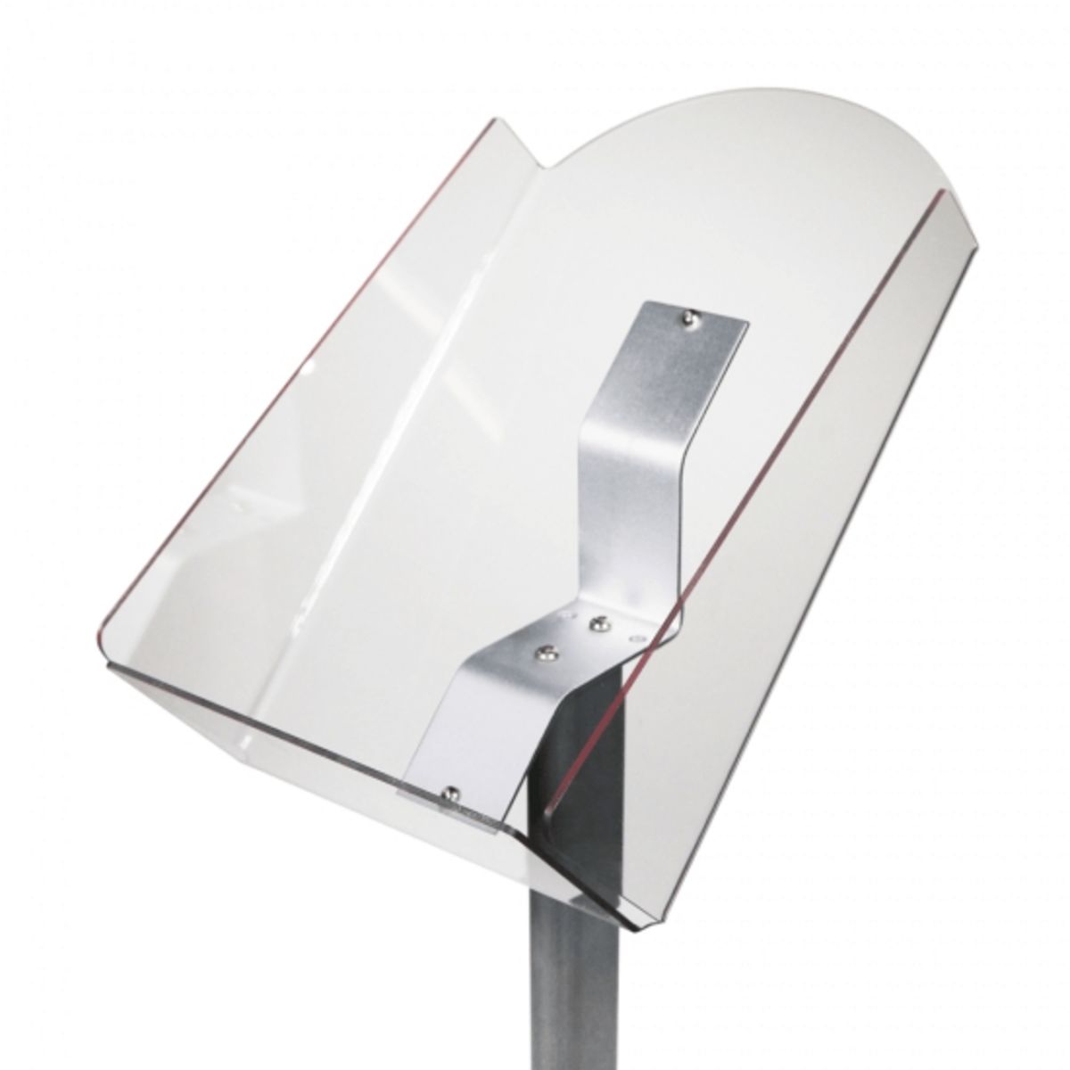 A4 catalogue stand with clear holder and silver stand.png