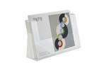 A4 landscape leaflet holder for counter standing or wall mounting.png