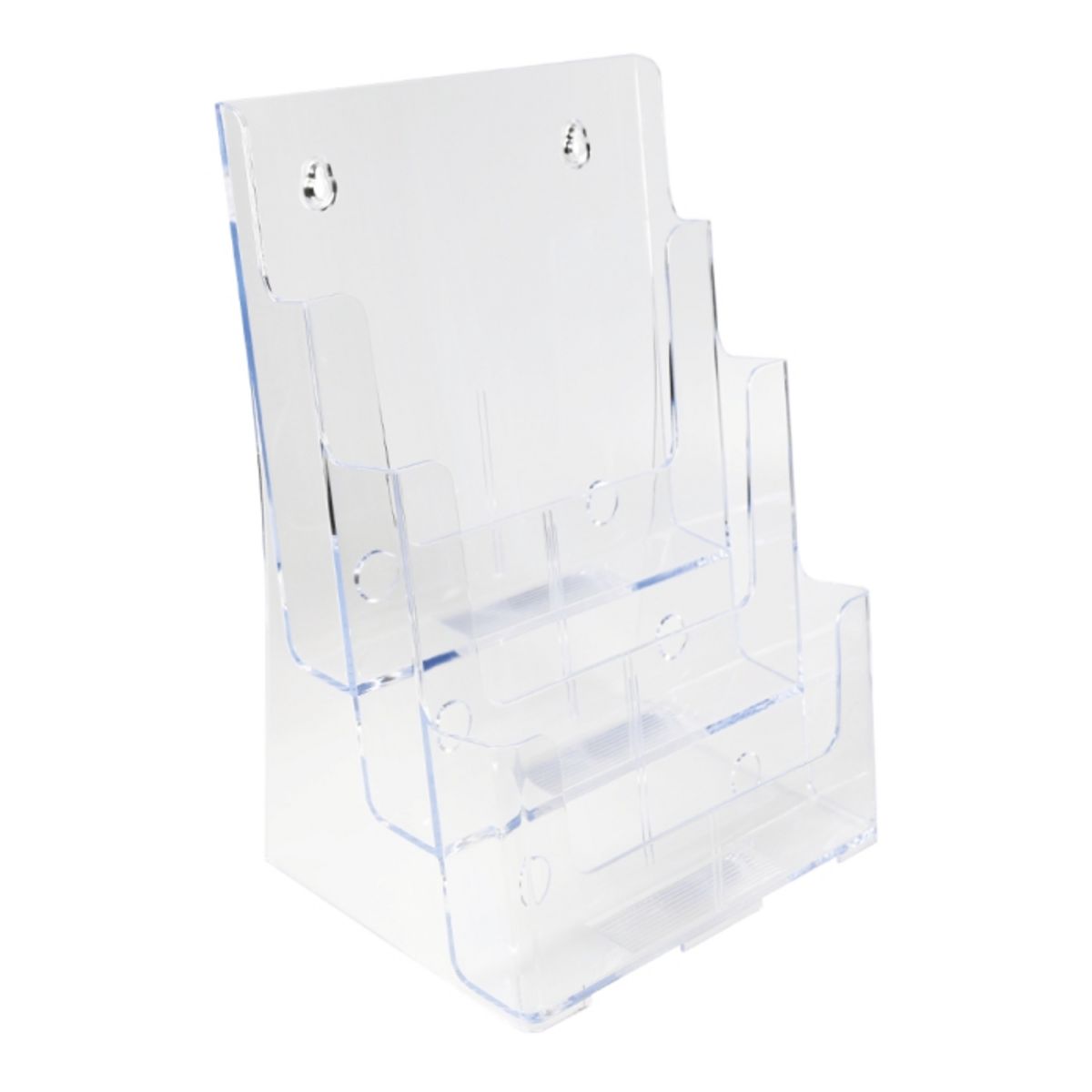 A4 Three Tier Leaflet Holder Portrait Wall Mounted.png
