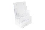 A4 Three Tier Leaflet Holder Portrait Wall Mounted.png