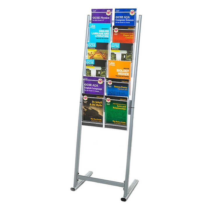 12 x A4 - Transparent /Clear - Expanda-Stand™ Foyer Literature Stand