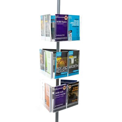 18 x A4 - Transparent /Clear - Expanda-Stand™ Carousel Leaflet Holder