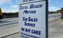 Outdoor Business Signage for Chesil Beach Motors
